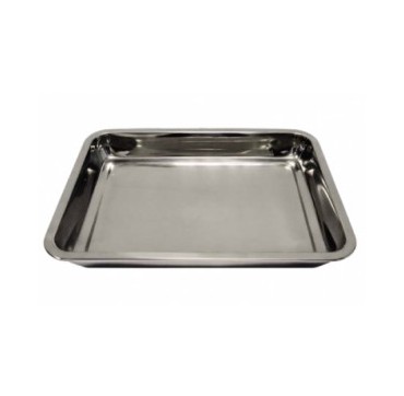 Italian tray in stainless steel for GP